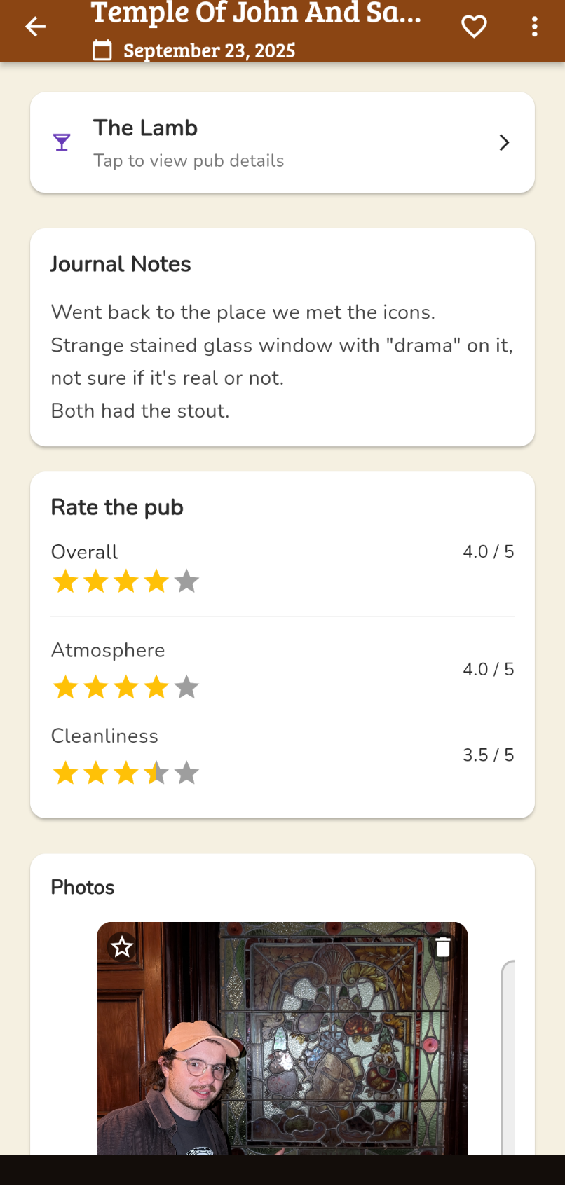 Jounral Screenshot